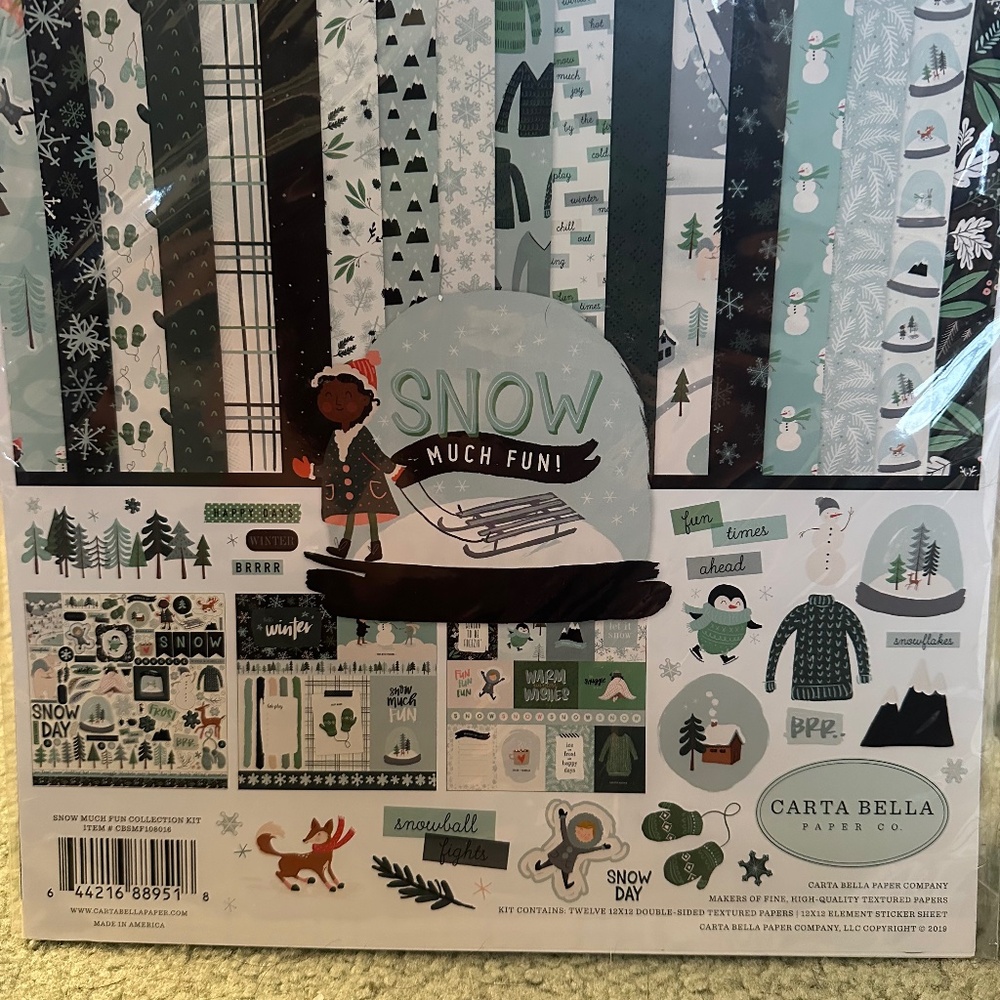 Snow much fun paper pack